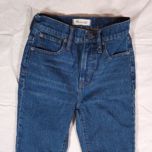 Madewell Blue Jeans Womens Label Size 23 Perfect Vintage Jean Denim Pants Casual - Picture 10 of 13
